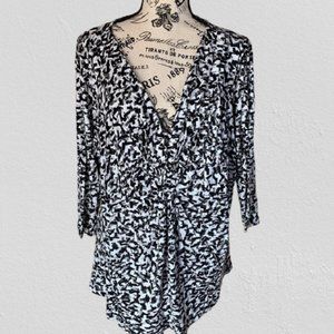 Apt. 9 V-Neck 3/4-Sleeve Top